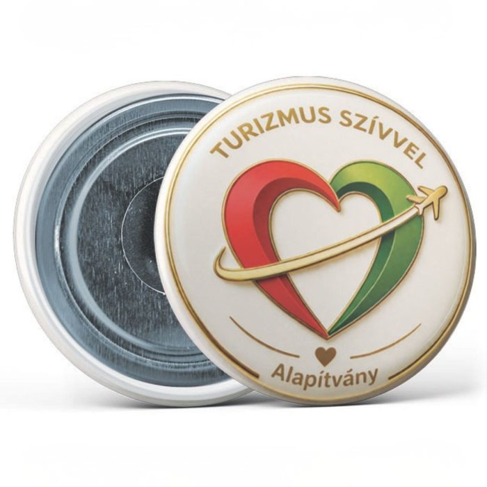 Hűtőmágnes Magyar felirattal 44mm