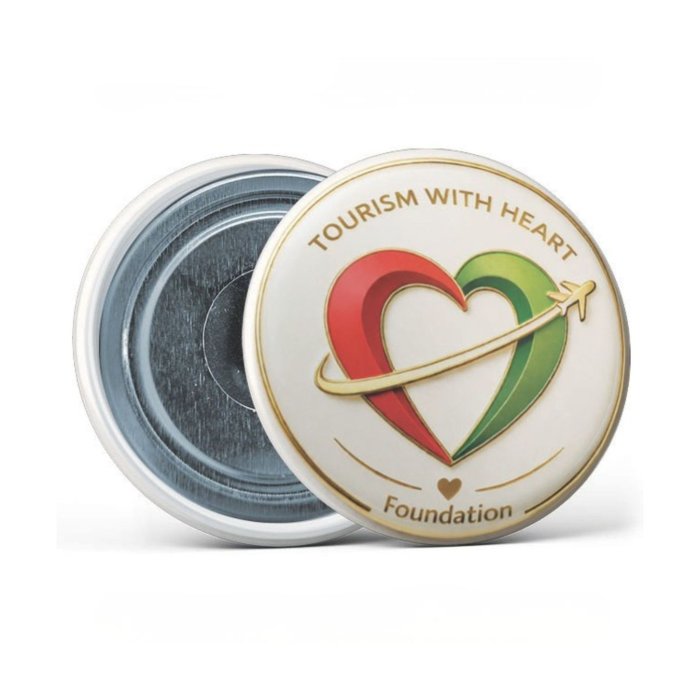 Hűtőmágnes Angol felirattal 44mm